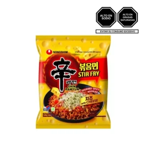 Shin Ramyun Stir Fry with Cheese